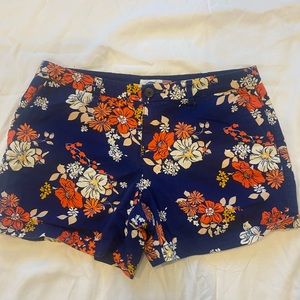 Floral print shorts